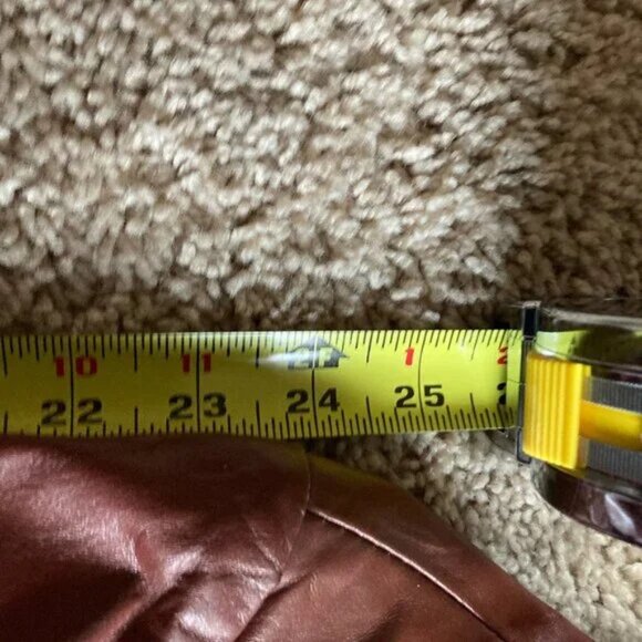 UNWORN Retro Vintage Leather Coat NWT Size M Fall Office Daily Wear Boho - Picture 9 of 13